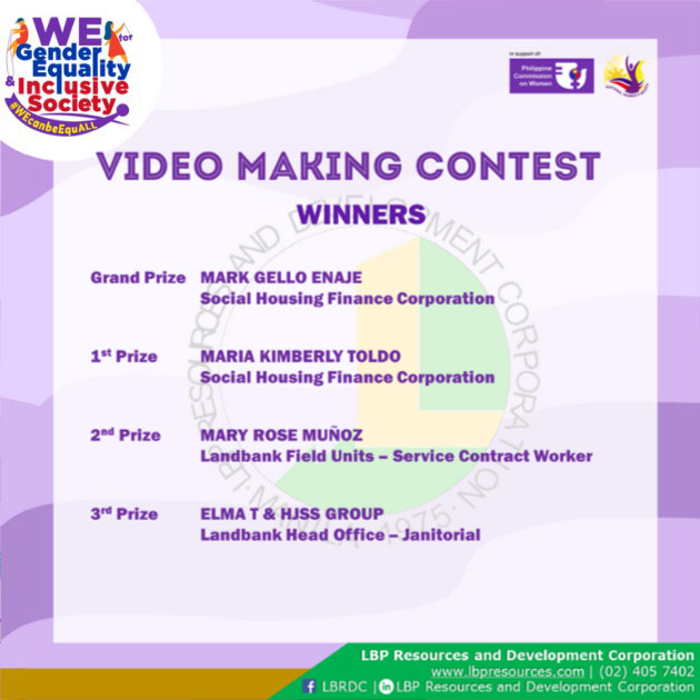 Contest Winners